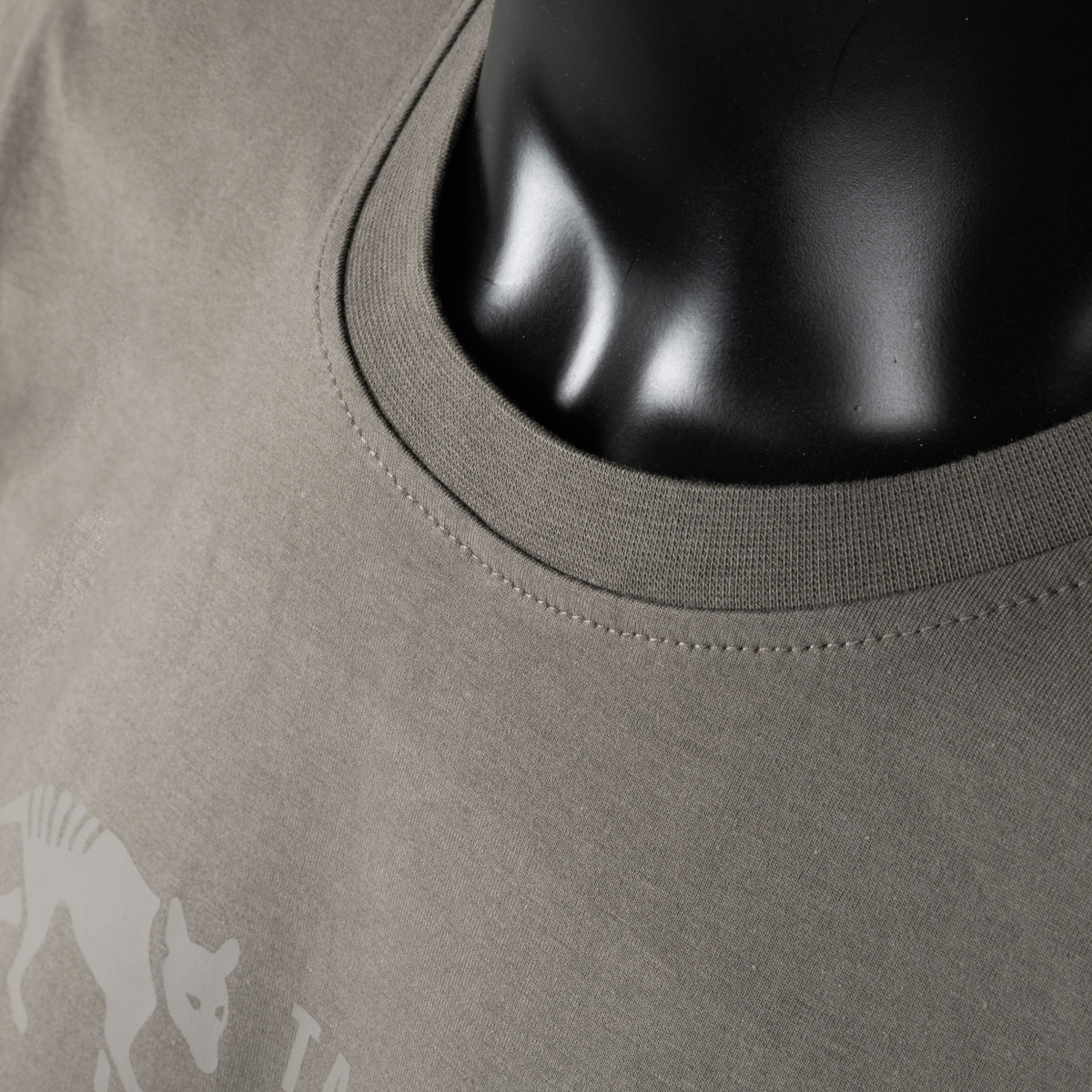 Tasmanian Tiger Logo Shirt T-Shirt Stone-Grey-Olive IRR