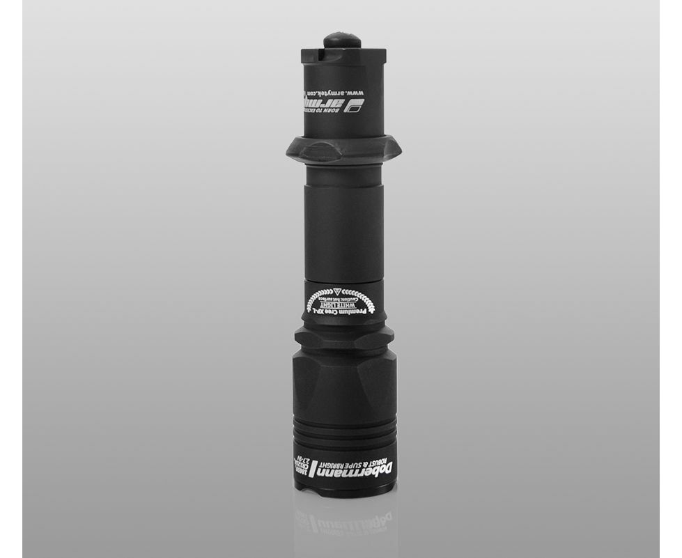 Armytek Dobermann XP-L HI Taktische Taschenlampe - kalt weiß 1200 LED Lumen