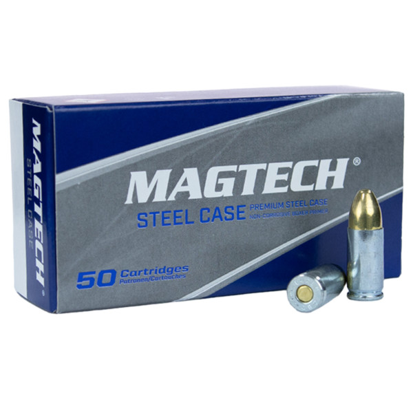 Magtech 9mm Luger FMJ 8g / 124gr Steel