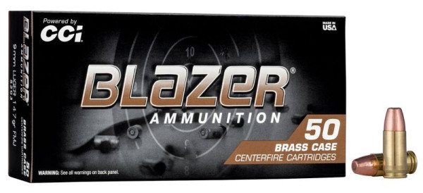 CCI Blazer 9mm Luger 9,52g / 147gr