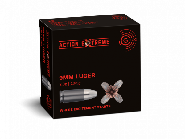 Geco 9mm Luger Action Extreme 7g / 108gr